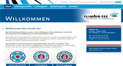 Desktop Screenshot of climair-tec.de